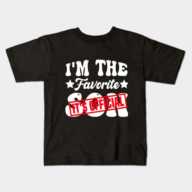 It's official i'm the favorite son, Favorite Son Kids T-Shirt by Bourdia Mohemad